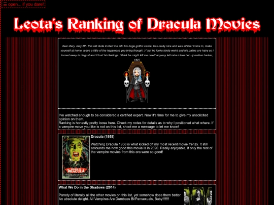 dracula screenshot