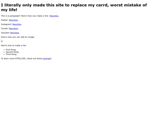Links/findmehereorthere screenshot