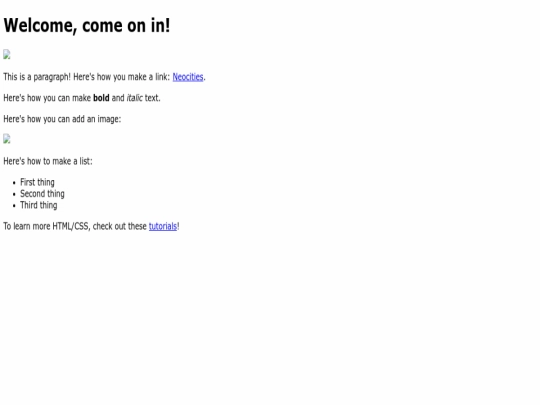 index screenshot