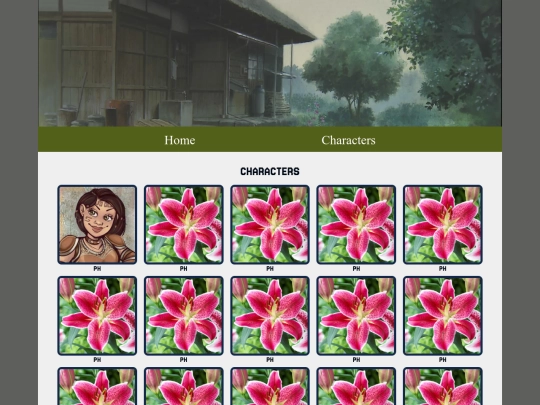 CharacterDirectory/characters screenshot