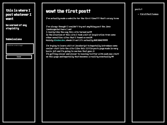 main/posts screenshot