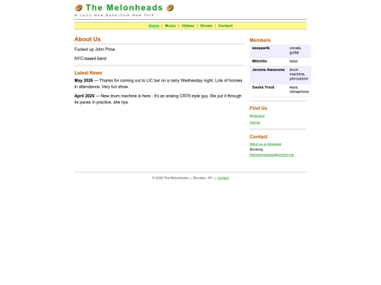 index screenshot