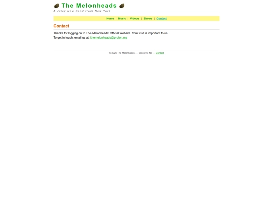 pages/contact screenshot