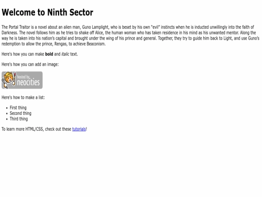 index screenshot