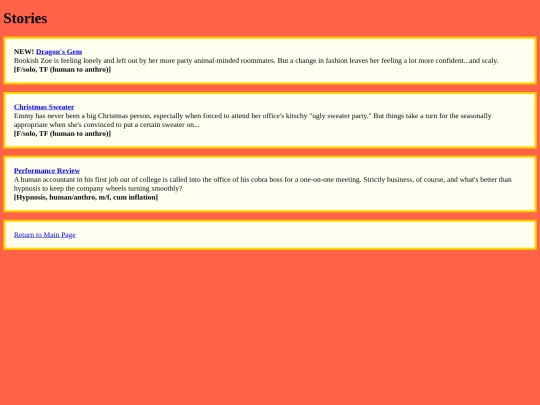 Main Site Pages/story_index screenshot