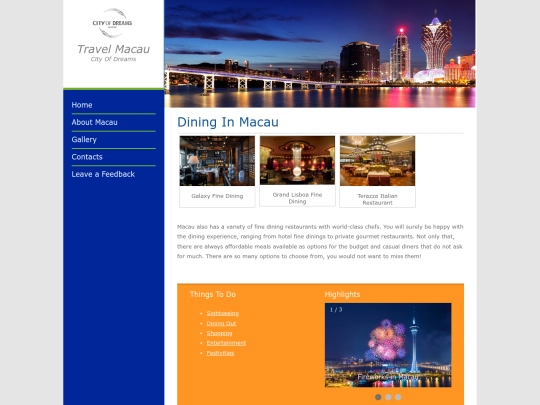 dining screenshot