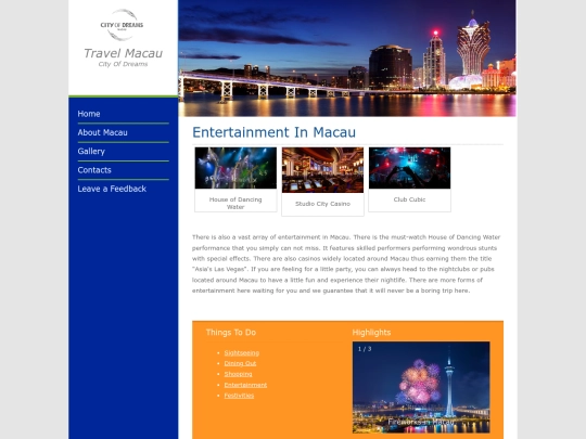 entertainment screenshot