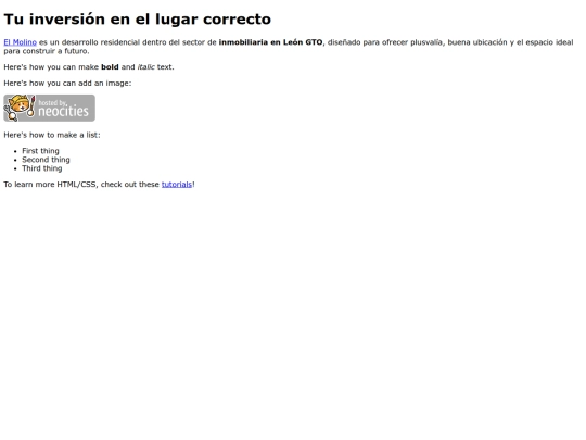index screenshot