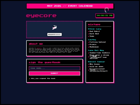index screenshot