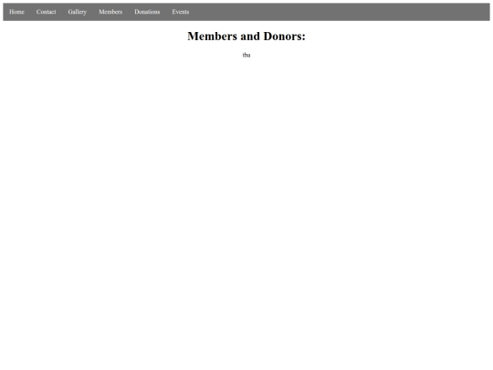 members page screenshot
