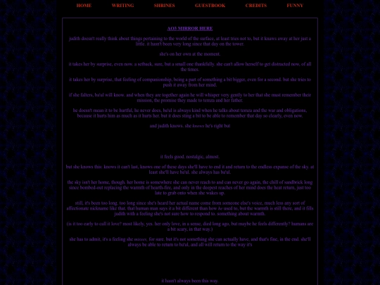 writing/fanworks/hideaway screenshot