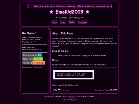 index screenshot