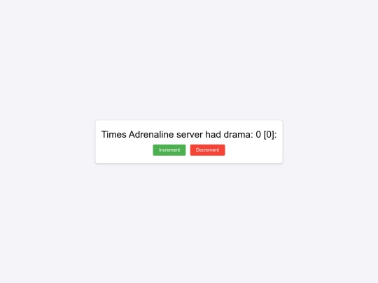 Adrenalinedramacounter screenshot