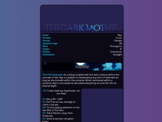 roleplace_codes/nyx screenshot