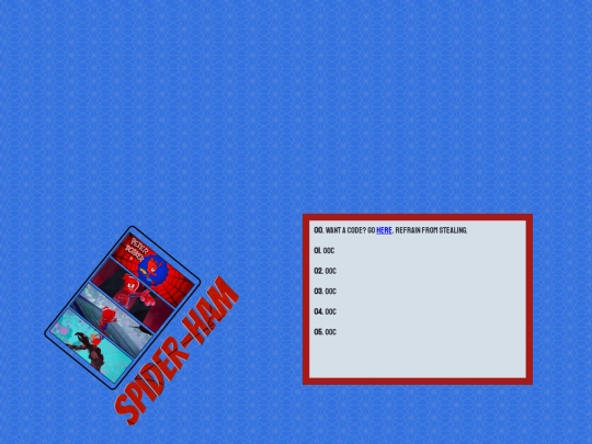 vw_codes/commissions/spiderham screenshot