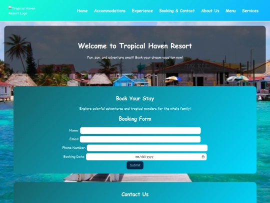Booking And Contact Information11 screenshot