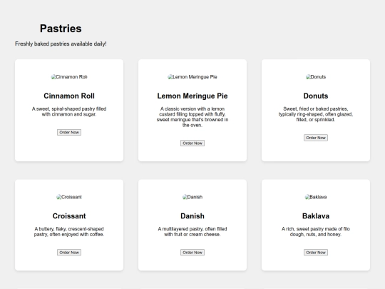 pastries screenshot