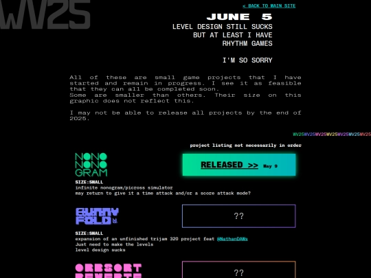 wv25 screenshot