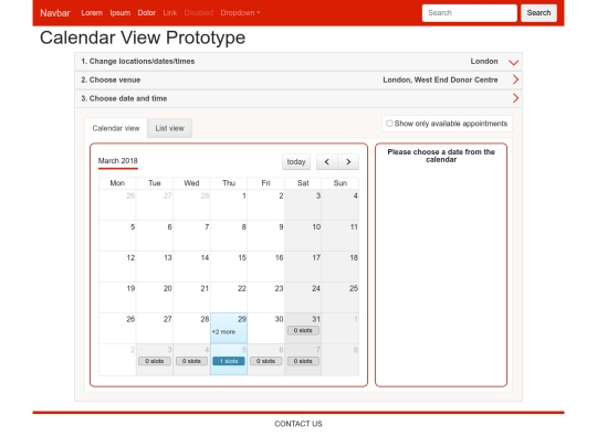 calendar/calendar01 screenshot