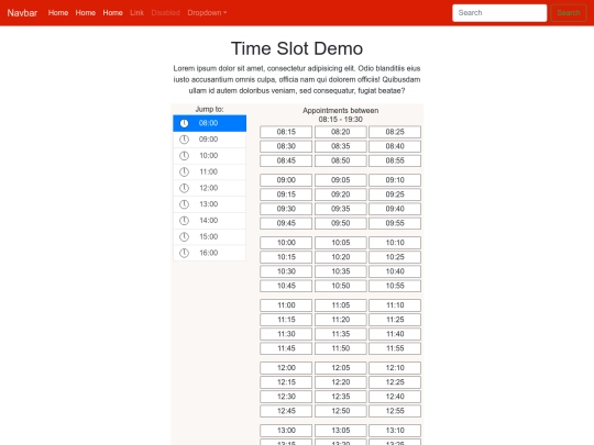 mobile-timeslots/time-slots-mobile screenshot