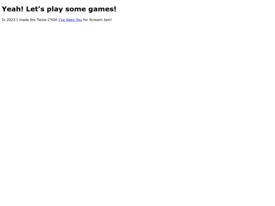 games screenshot