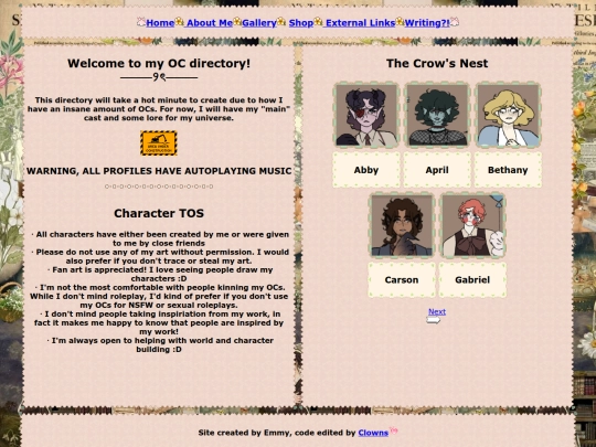 original-characters screenshot