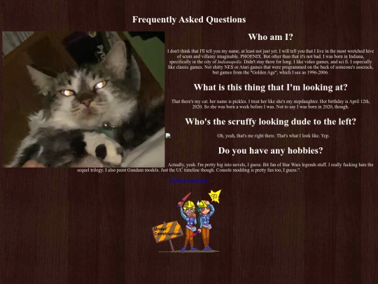 FAQ screenshot