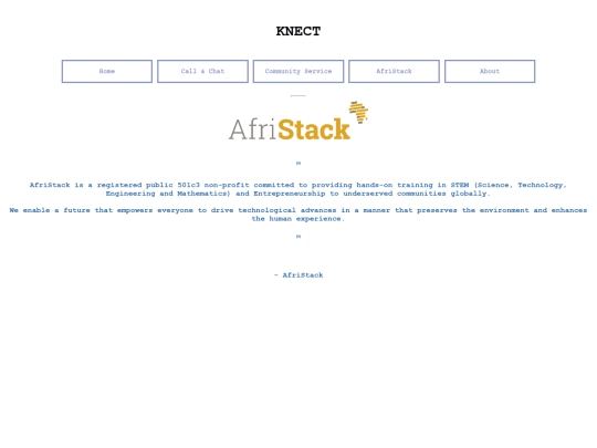 Afristack screenshot