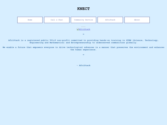 KNECT (1)/Afristack screenshot