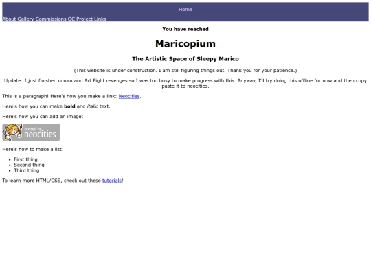 index screenshot