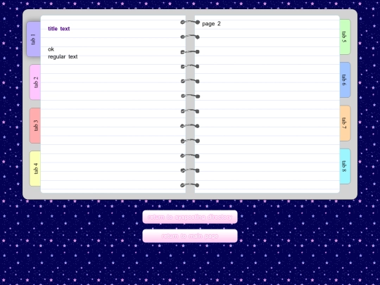 notebooktemplate screenshot