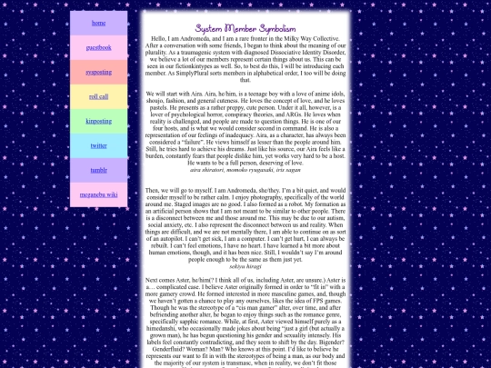 sysposting/syssymbolism screenshot