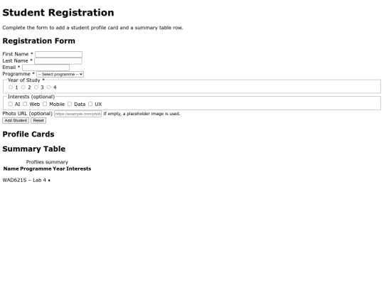 index screenshot