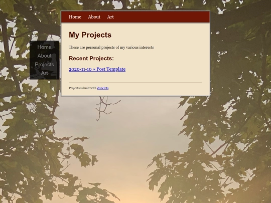 blog screenshot