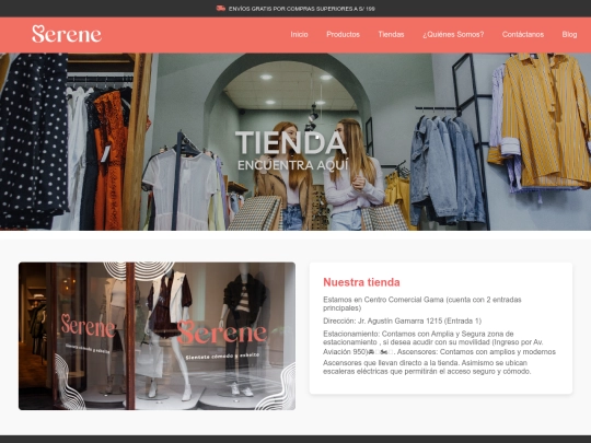 tiendas screenshot