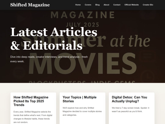 blog screenshot
