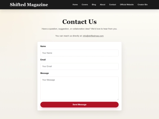 contact screenshot