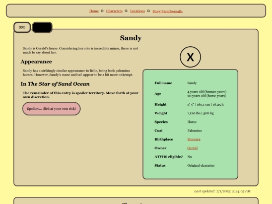 characters/sandy screenshot