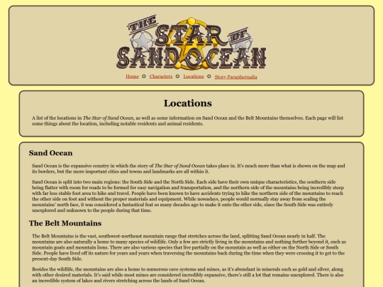 locations screenshot