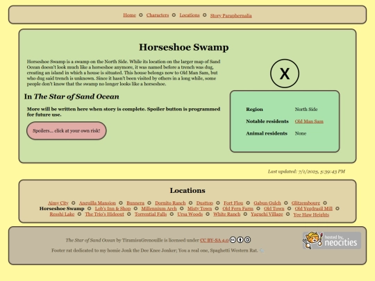 locations/horseshoe-swamp screenshot