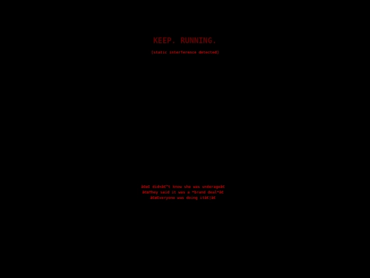 run screenshot