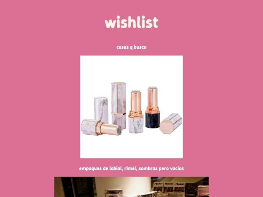 wishlist screenshot