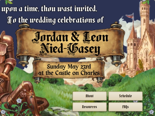 JLNGWeddingIntroPage screenshot