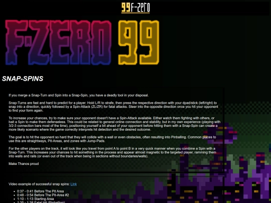 fzero99resources/snapspins screenshot