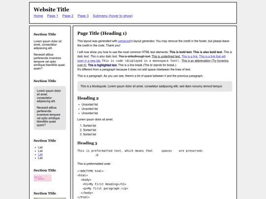 index screenshot