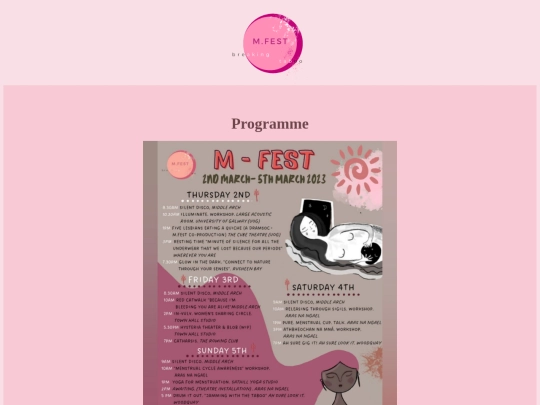 programme screenshot