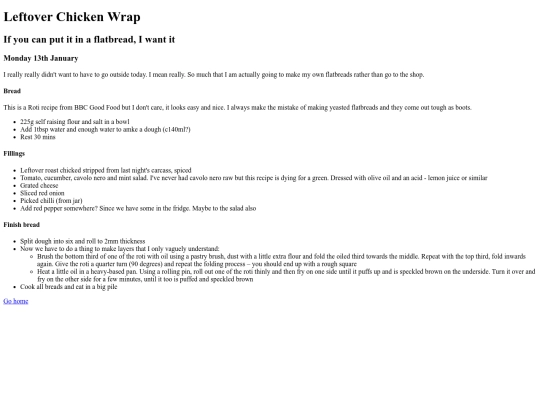 chicken_wrap screenshot