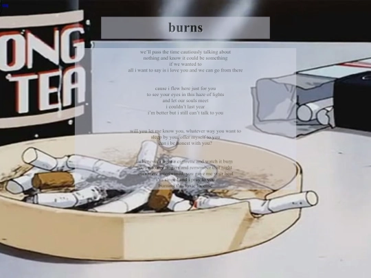 burns screenshot