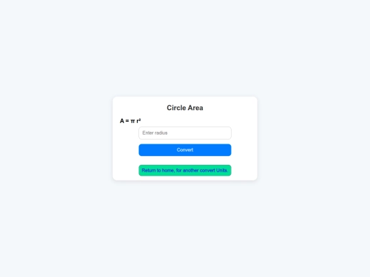 Circlearea screenshot
