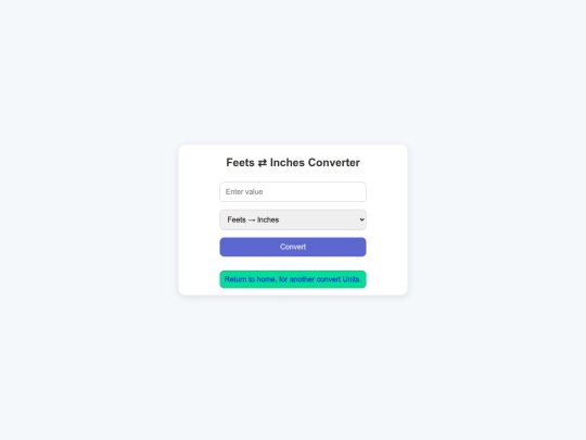 feetstoinches screenshot